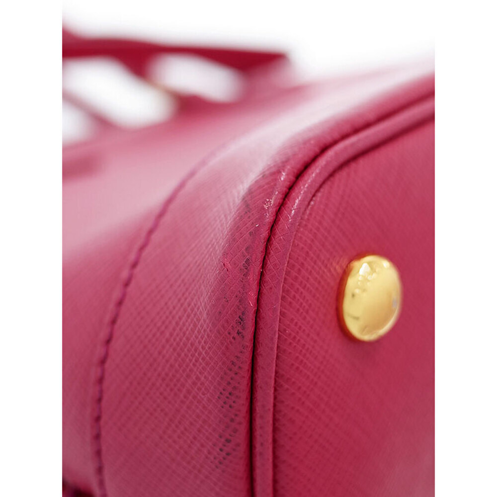 Prada Saffiano Lux Promenade handbag Pink - Picture 9 of 9